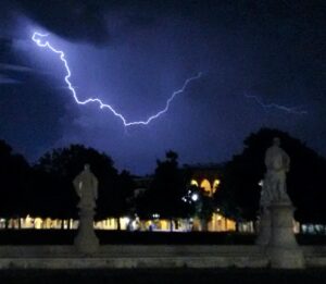 Lightning over Padova