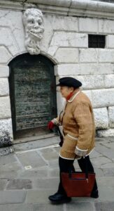Venetian senior passes misshapen stone face